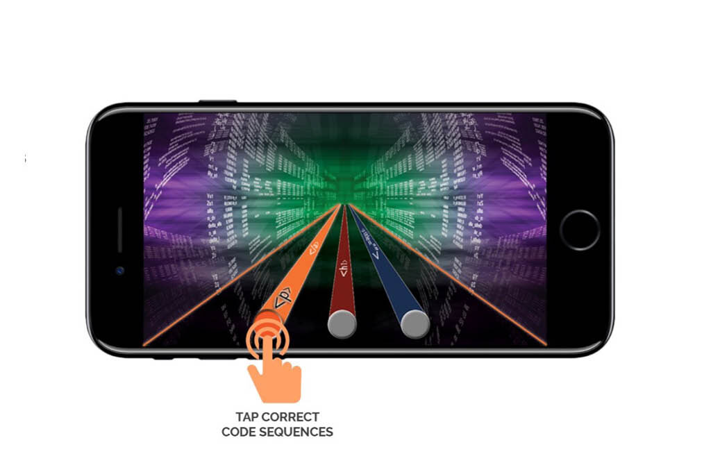 Codenhagen mini-game: A Guitar Hero inspired mobile game where the user would have to execute code in the correct sequences.